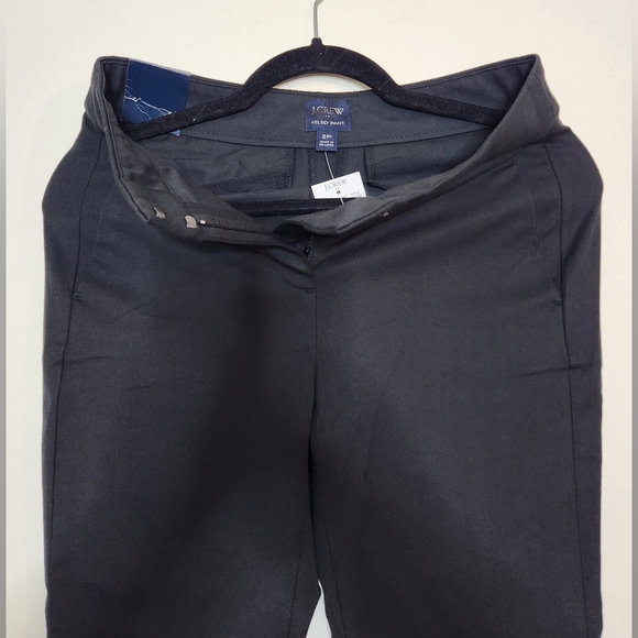 J Crew Petite Womens Size 2P Kelsey Cotton-Blend Flare Pants in Black $98 BG358 - Picture 3 of 9